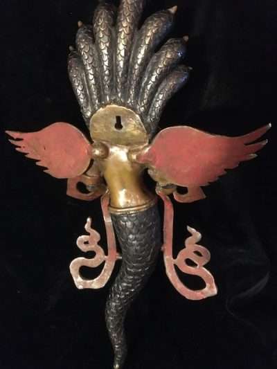 Statue Naga Kanya Artisanale - Décoration Spirituelle de 22cm Unique