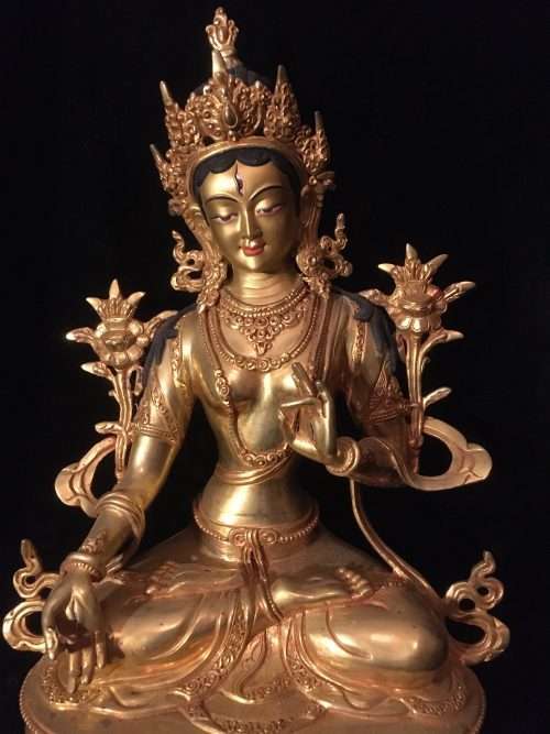 White Tara statue  30cm - Image 8