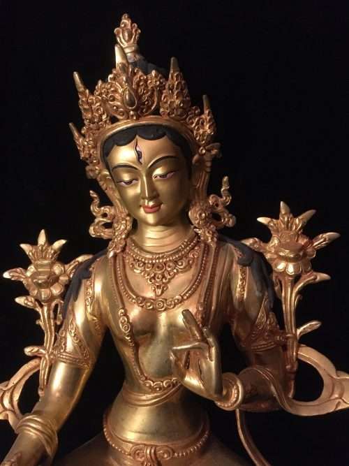 White Tara statue  30cm - Image 7