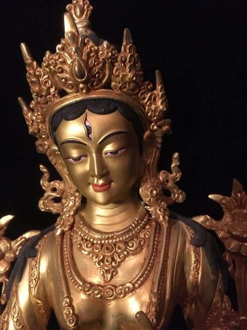 White Tara statue  30cm - Image 6