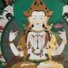 Avalokitesvara thangka - Image 4