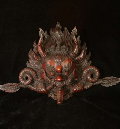 Chepphu mask hanging Resin  24cm