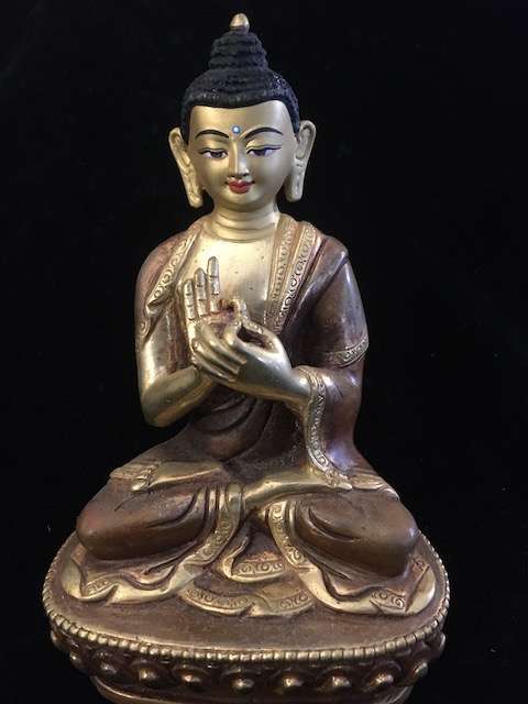 Vairocana Buddha statue 15cm - Buddhist Images