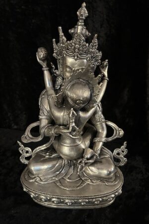 Vajrasattva Yab Yum statue 33cm