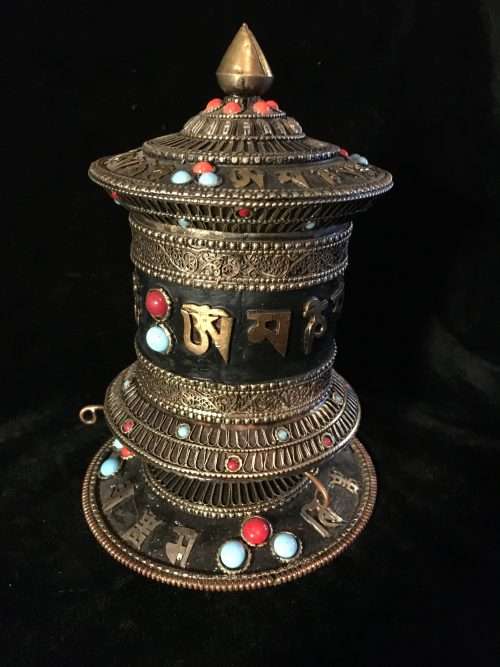 Tibetan Prayer wheel 18cm - Image 4