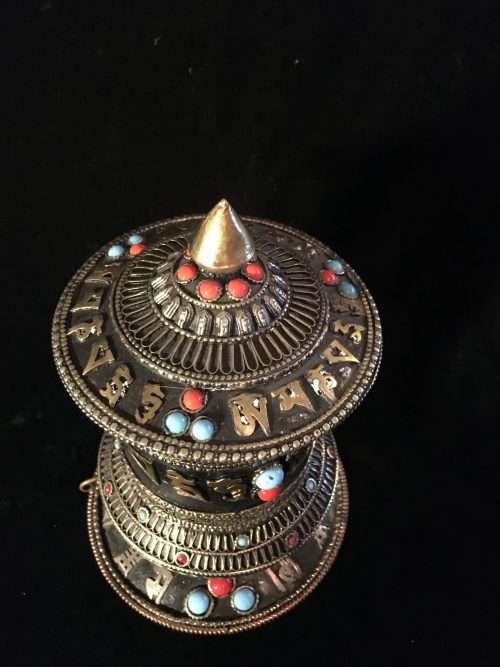 Tibetan Prayer wheel 18cm - Image 5