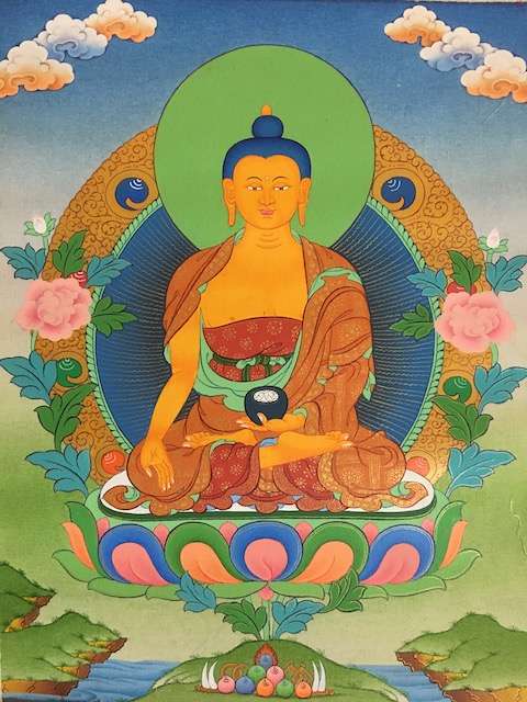 RATNASAMBHAVA THANGKA - Buddhist Images