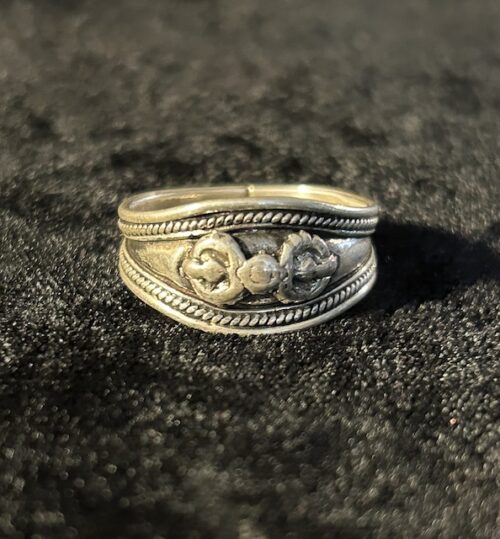 SILVER VAJRA ring