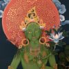Green Tara Thangka - Image 7