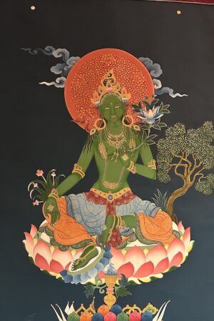 Green Tara Thangka
