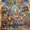 Padmasambhava  and eight manifestations Poster thangka - Image 4