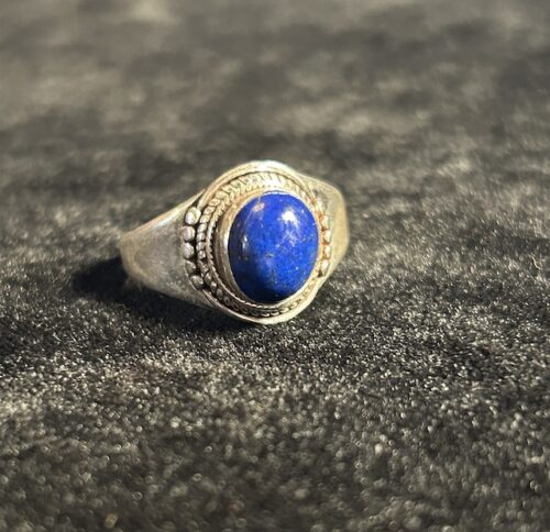 SILVER LAPIS Ring