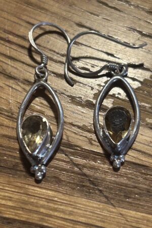 TOPAZ Silver earrings 2cm