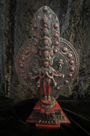 1000 armed Avalokitesvara statue  resin 40cm