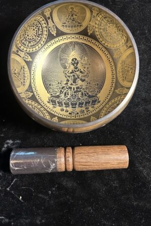 WHITE TARA SINGING BOWL 13cm