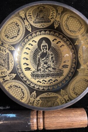 SHAKYAMUNI BUDDHA SINGING BOWL 13cm