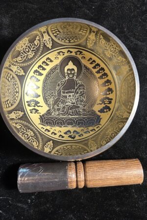 MEDICINE  BUDDHA SINGING BOWL 13cm