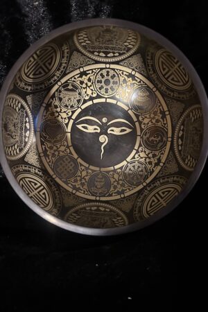 BUDDHA EYES SINGING BOWL 14 CM