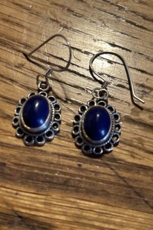 LAPIS Silver earrings 1.5CM