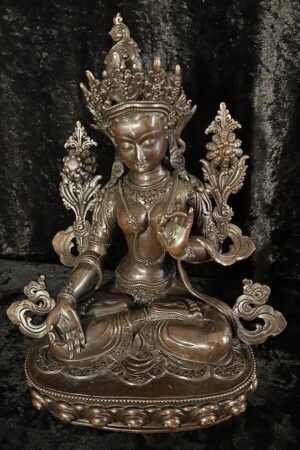 White Tara statue silver 36CM