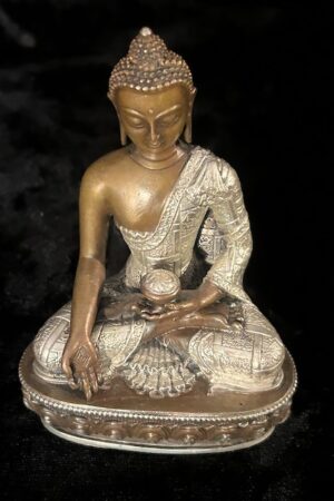 RATNASAMBHAVA STATUE 10cm copper  Fine  hand carved finish