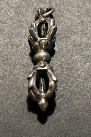 Vajra pendant SILVER PLATED 3.5CM