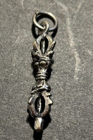 Vajra pendant SILVER PLATED 2.5CM